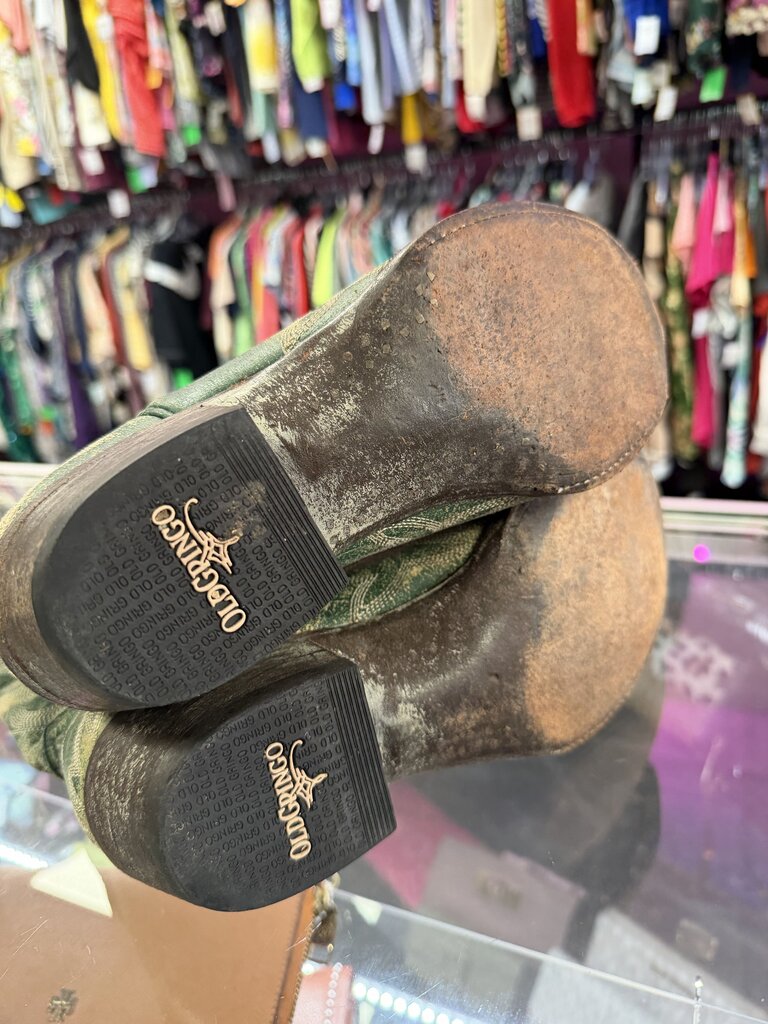 9.5B Old Gringo Mayra Boot in Distressed Leather