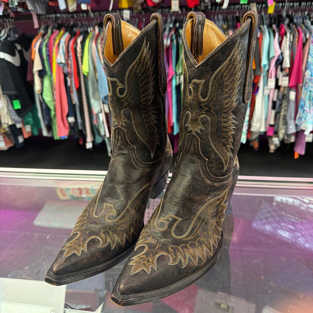 10B Old Gringo Leather Western Boots Eagle