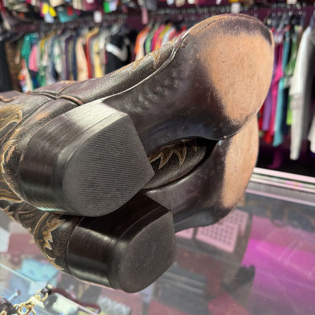 10B Old Gringo Leather Western Boots Eagle