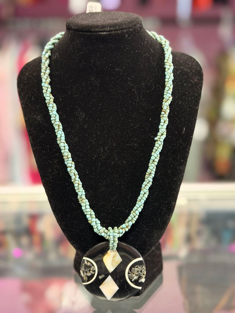 Handmade Artisan Necklace Sea Shell Pendant