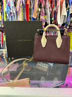 Strathberry Nano Tote Tricolor Leather