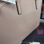 Tory Burch Georgia Double Zip Satchel Light Pink SOLD OUT Retail $558 Strap Indention noted
