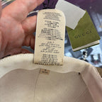 Gucci Monogram Torchon Ambassador Lady Cap Braided Rope