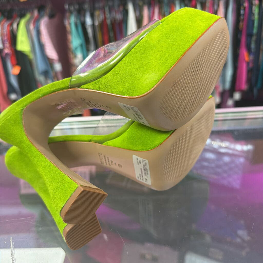 7.5 Schutz Lizah Vinyl Platform Sandal