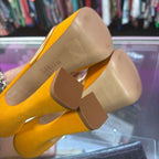 7 Schutz Lizah Vinyl Platform Sandal