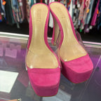 7 Schutz Lizah Vinyl Platform Sandal