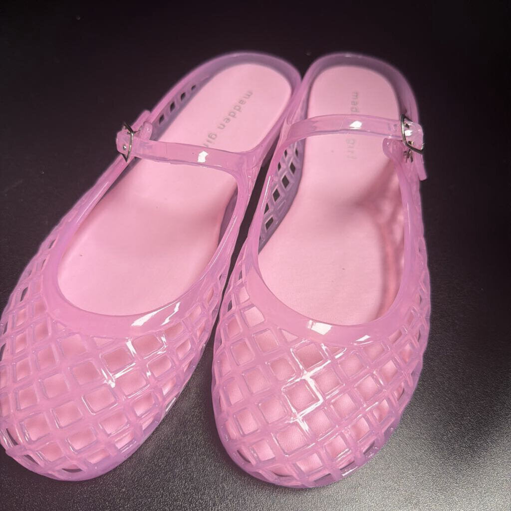 7M Madden Girl Saffron Slip-on Jelly Netted Flats
