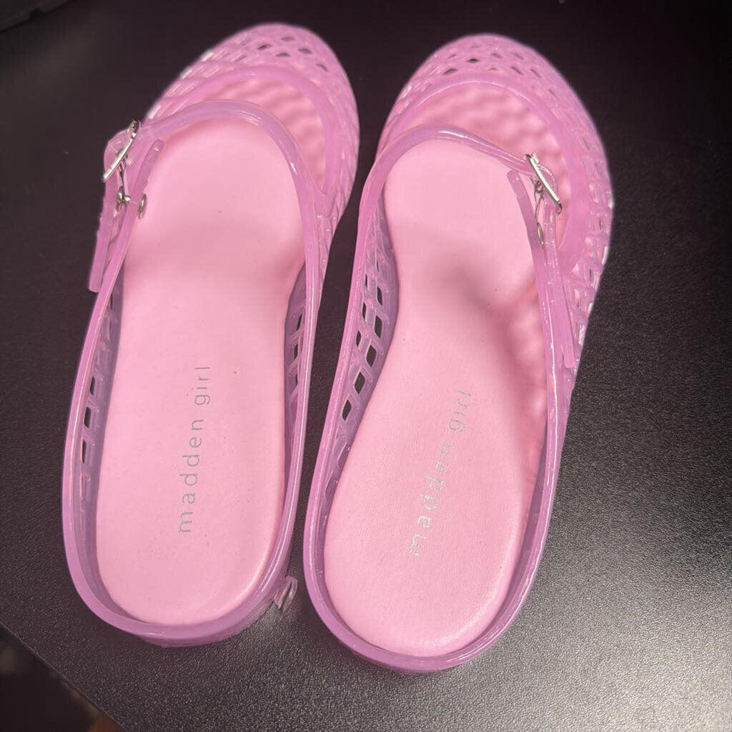 7M Madden Girl Saffron Slip-on Jelly Netted Flats