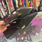 7.5 Jeffery Campbell Suede Pointed Slingback Wedge