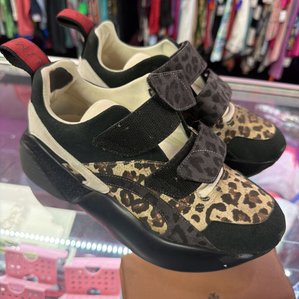 7.5 Stella McCartney Eclypse Chunky Animal PrintVelcro Sneaker