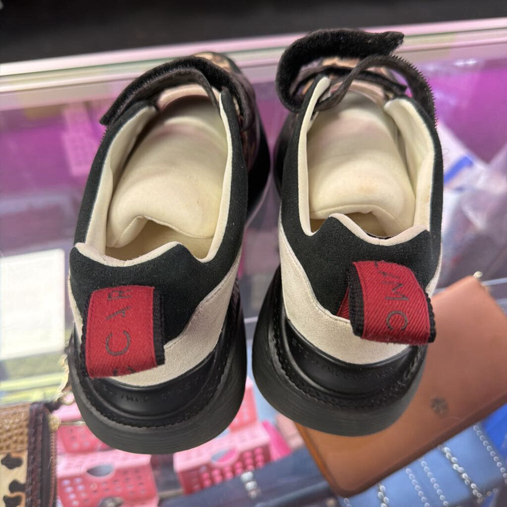 7.5 Stella McCartney Eclypse Chunky Animal PrintVelcro Sneaker