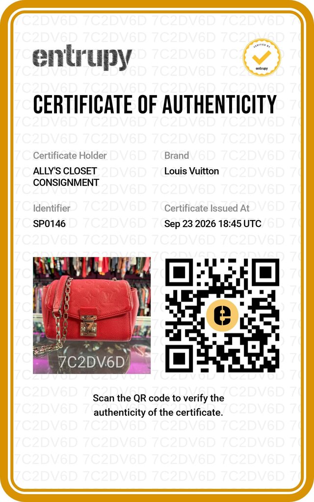 Louis Vuitton St Germain BB Monogram Empreinte Leather Chain Strap