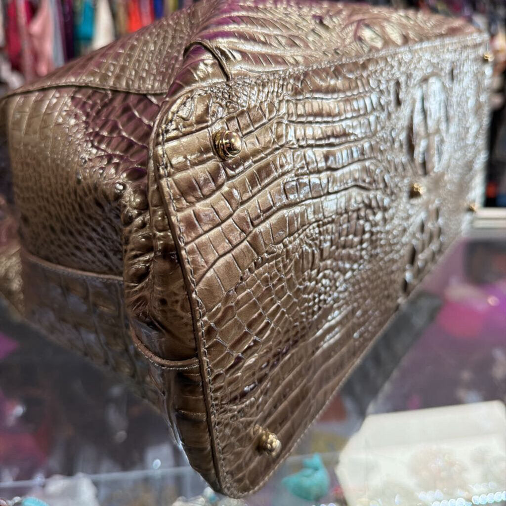 Brahmin Joan Croc Embossed Tote