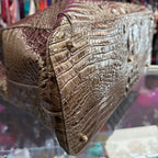Brahmin Joan Croc Embossed Tote
