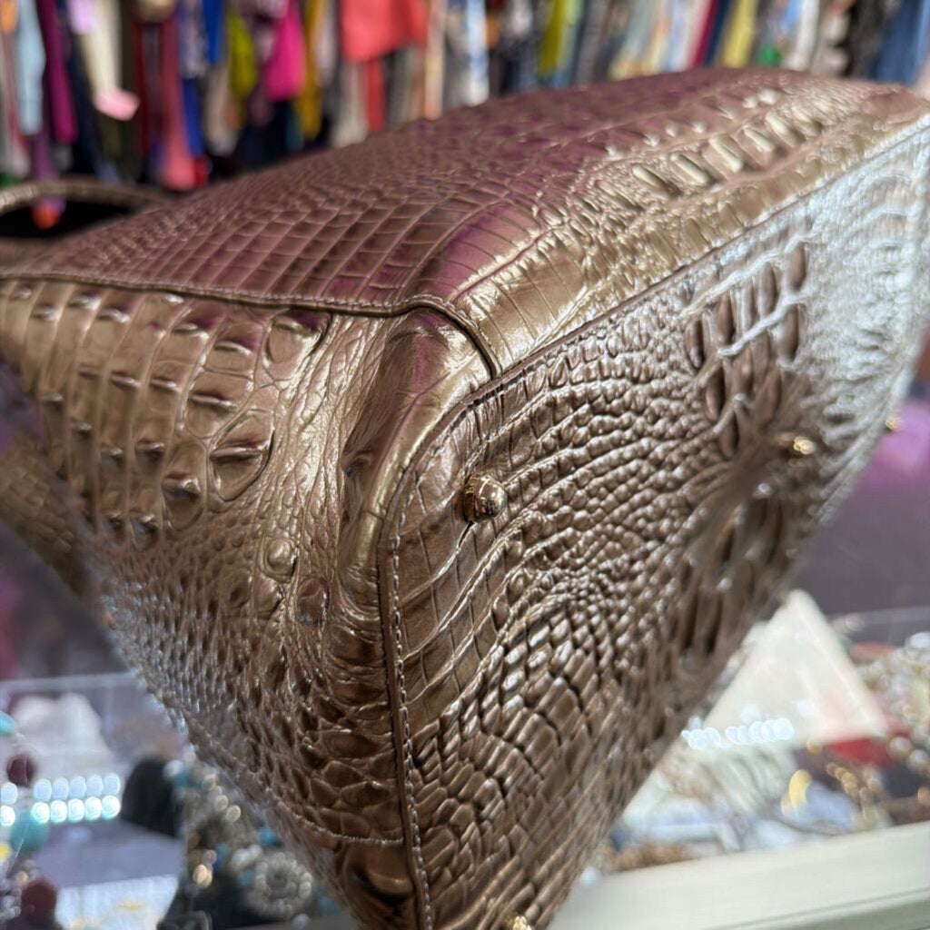 Brahmin Joan Croc Embossed Tote
