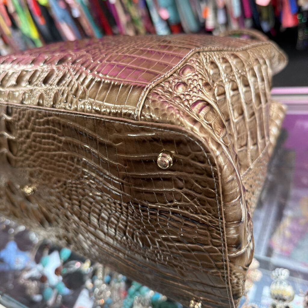 Brahmin Joan Croc Embossed Tote
