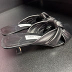 37/6 Jimmy Choo Avenue 85 Leather Mule Knot Detail