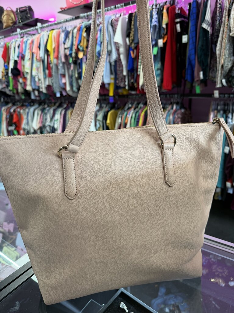 Kate Spade Larchmont Avenue Tote Pebbled Leather Embossed Logo