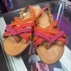 8 GH Bass Woven Leather Multi Sandal