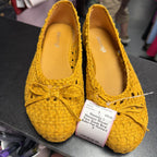 8 Masseys Woven Faux Suede Bow Ballet Flat