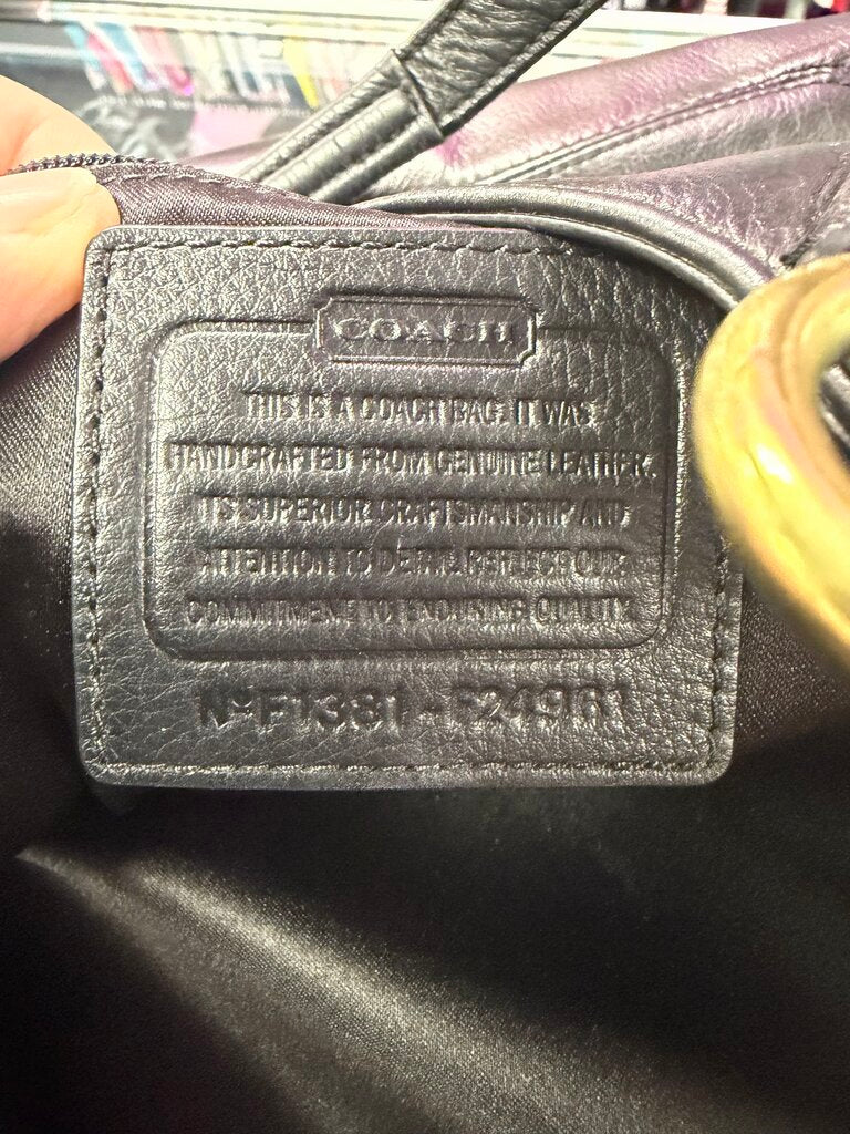 Coach Campbell Belle Carryall Leather Shoulder Bag