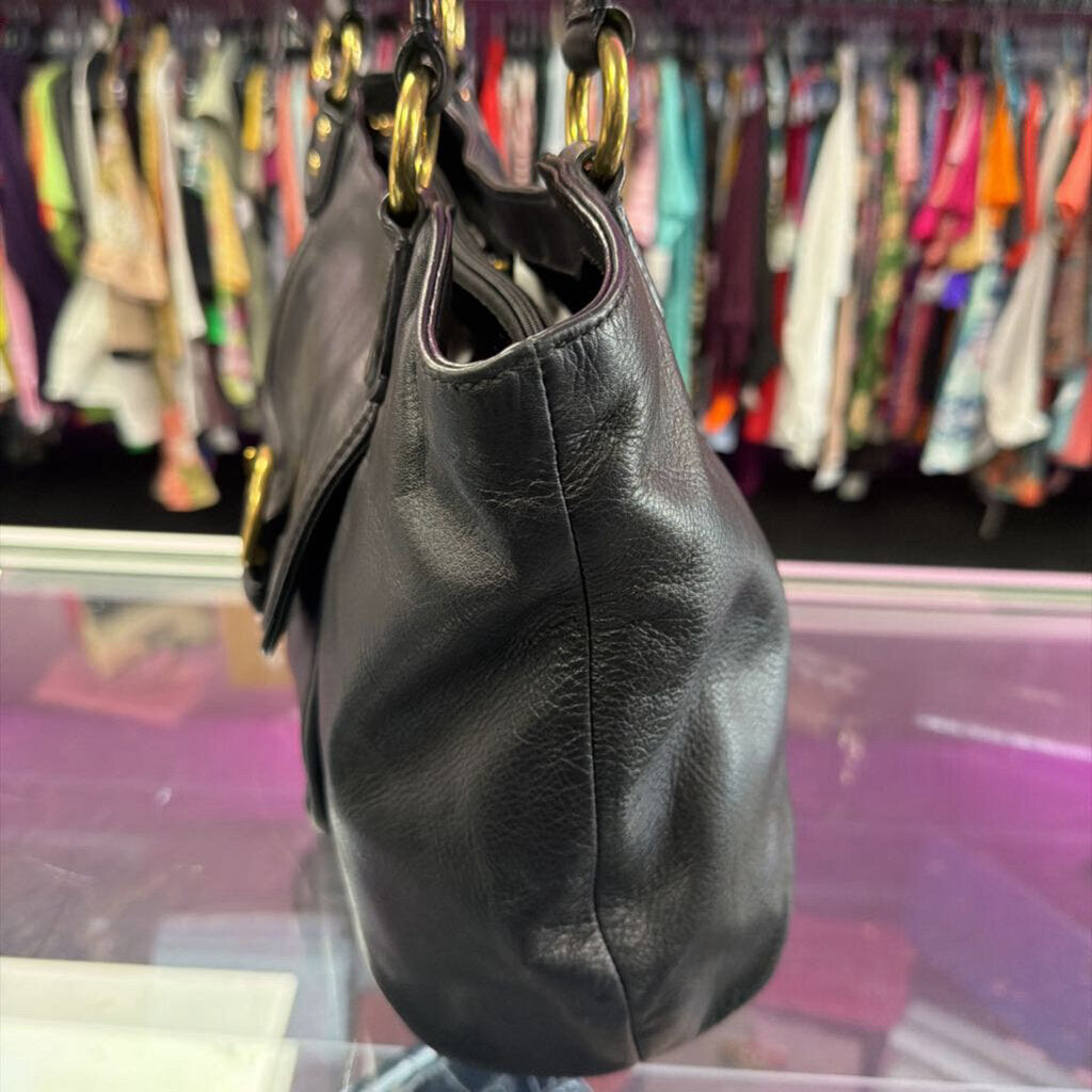 Coach Campbell Belle Carryall Leather Shoulder Bag