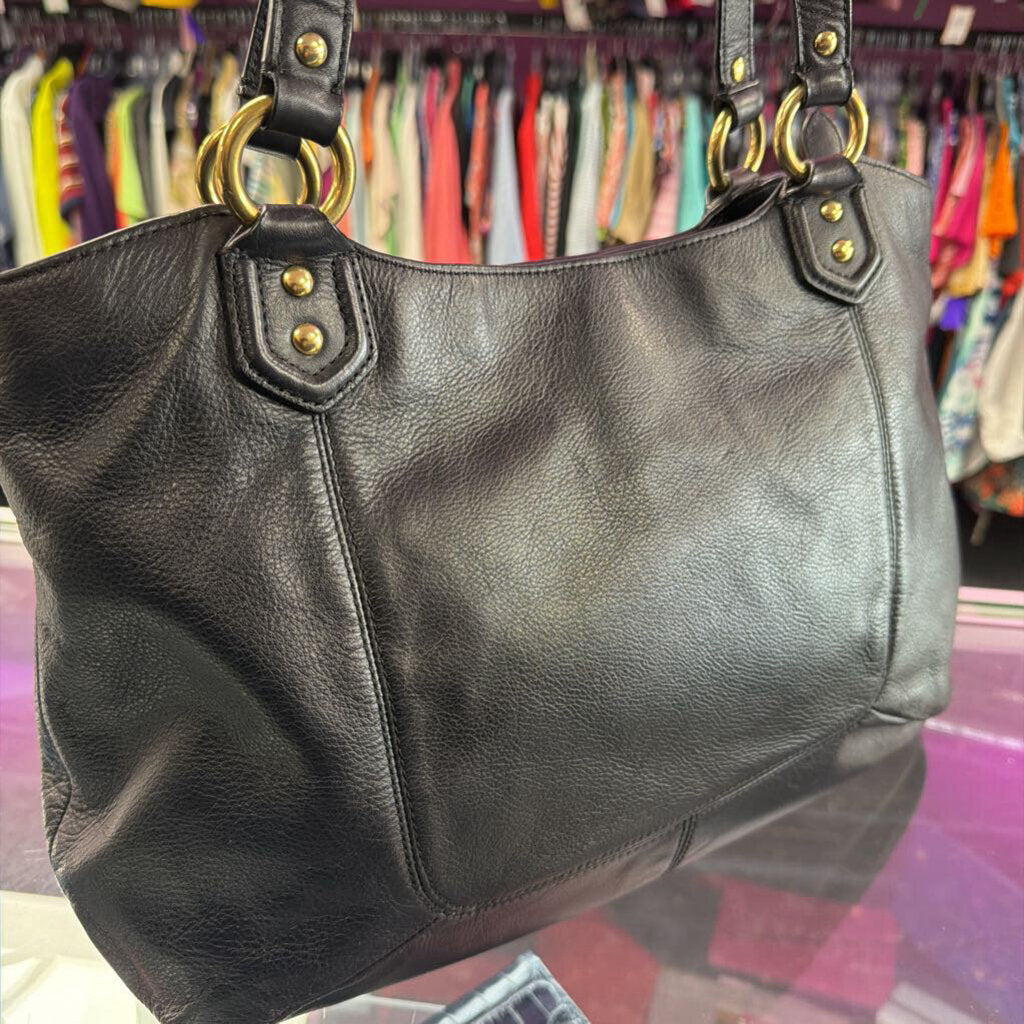 Coach Campbell Belle Carryall Leather Shoulder Bag