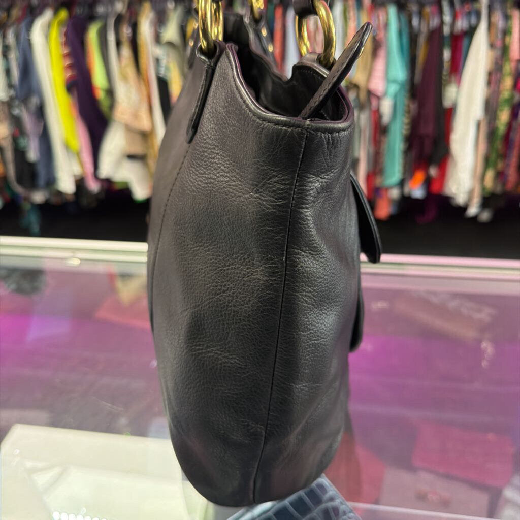 Coach Campbell Belle Carryall Leather Shoulder Bag