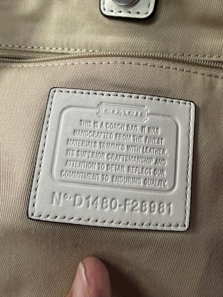 Coach NWT Hadley Handbag Tote Monogram F28981