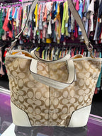 Coach NWT Hadley Handbag Tote Monogram F28981