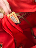 Dooney & Bourke Amiee Drawstring Bucket Bag Pebbled Grain Leather