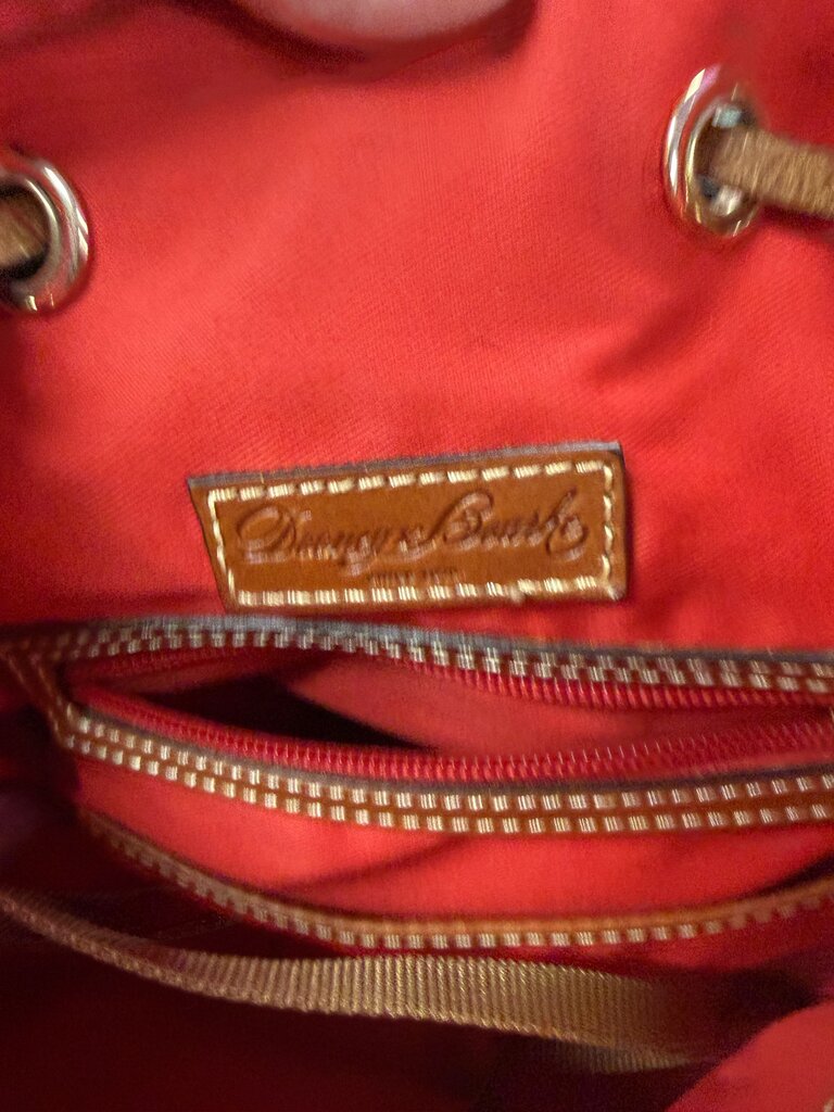 Dooney & Bourke Amiee Drawstring Bucket Bag Pebbled Grain Leather