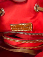 Dooney & Bourke Amiee Drawstring Bucket Bag Pebbled Grain Leather