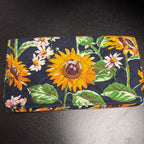 Vera Bradley Quilted RFID Wallet in Vibrant Sunflower Pattern