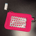 Vera Bradley NWT Hot Pink Quilted ID Wallet