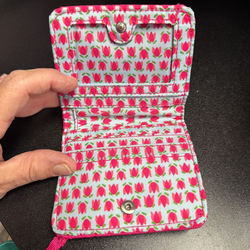 Vera Bradley Folding wallet Hot Pink Quilted
