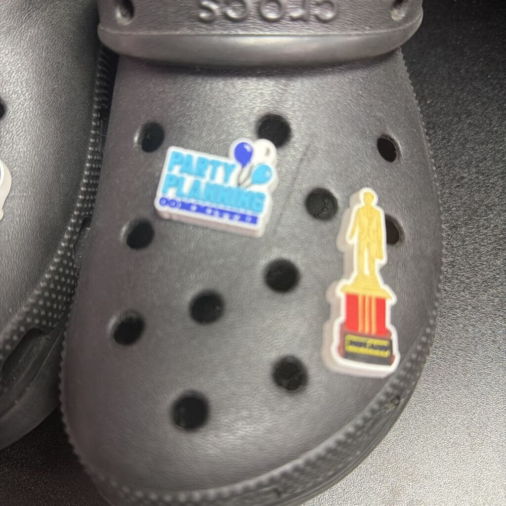 9 Crocs The office Themed Giblets on classic croc