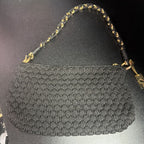Lina Crochet Braided Handle Shoulder Bag