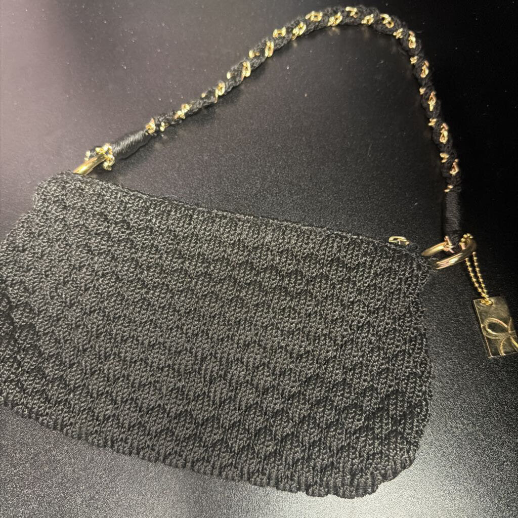 Lina Crochet Braided Handle Shoulder Bag