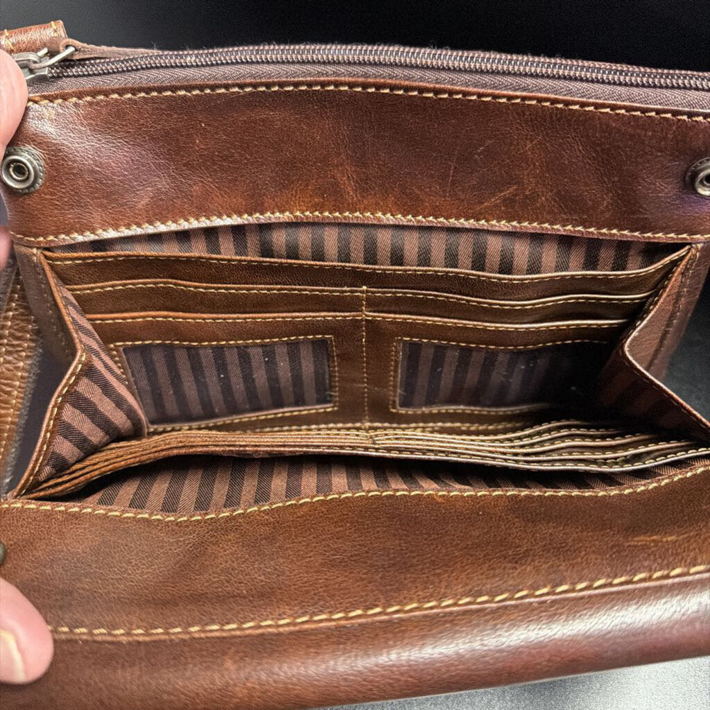 Jack George Backpack Voyager Convertible Brown Buffalo Leather