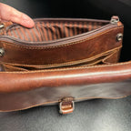 Jack George Backpack Voyager Convertible Brown Buffalo Leather