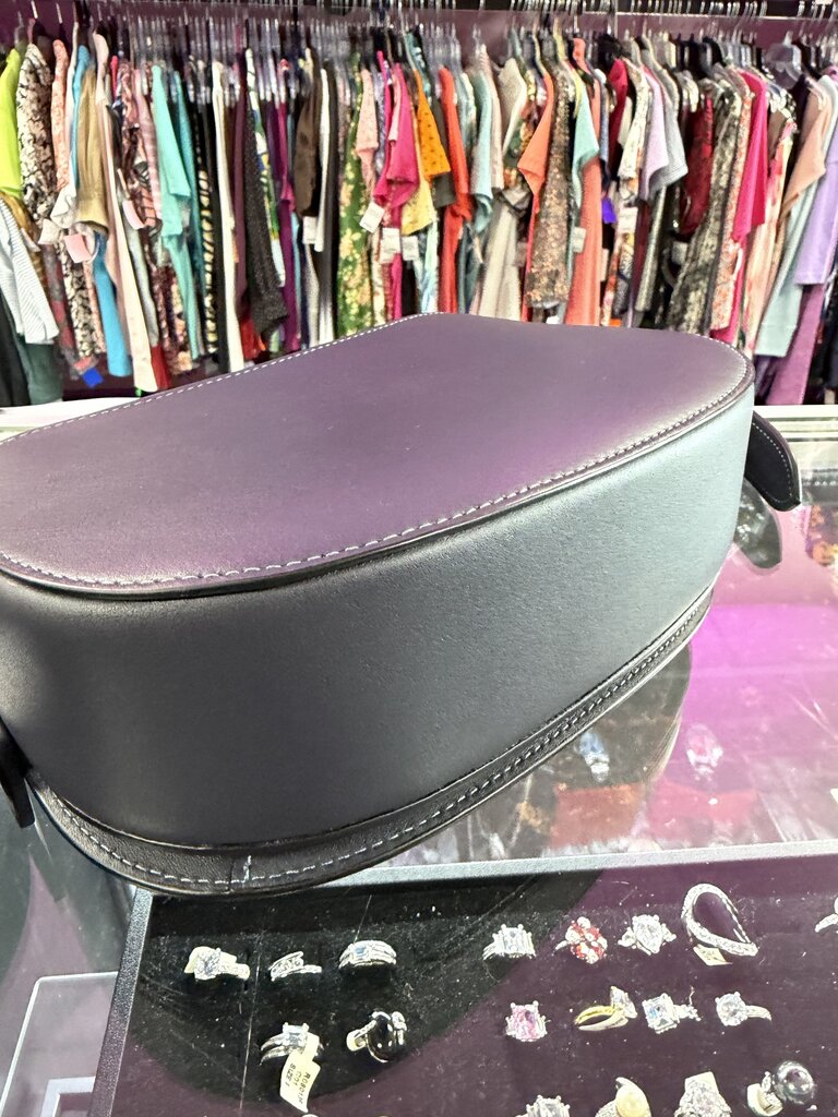 Coach Beat Saddle Crossbody Midnight Navy Glovetanned Leather C3738