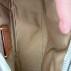 Coach Ashton Shoulder Bag With long Strap In Newspaper Print Refined Pebbled Leather
