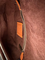 Coach Ashton Shoulder Bag With long Strap In Newspaper Print Refined Pebbled Leather