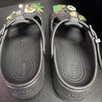 6 Crocs Classic Mary Jane Glitter Clog Sparkling Finish Wicked Giblets