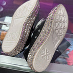 7.5 Unknown Studded Espadrille Metallic Sneaker