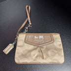 Coach Satin Signature Wristlet