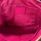 Coach Small Kelsey Satchel Vibrant Magenta Pebbled Leather