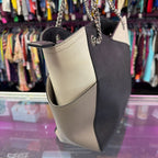 Micheal Kors Jet Set large Color-Block Saffiano Leather Tri-color Tote