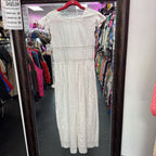 MD Cap Ruffle Eyelet BF Maxi dress